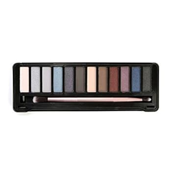 Beauty Creations Eyeshadow Collection Palette In 12 Matte Shimmer Shades With Double Ended Brush And Mirror - Smoky