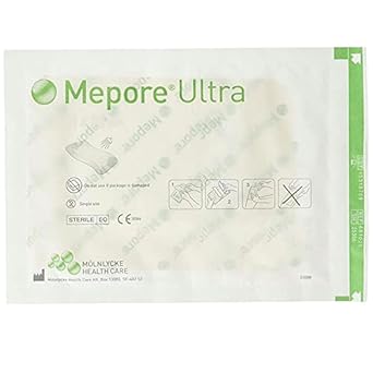 Mepore 99Xx0259 Ultra Waterproof Adhesive Dressing, 10Cm X 11Cm, Pack Of 36