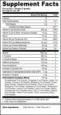 G Fuel Dragon Ball Z Energy Powder, Sugar Free, Clean Caffeine Focus Supplement, Water Mix, Berry Medley Flavor, Focus Amino, Vitamin + Antioxidant Blend, 9.9 oz (40 Servings) : Health & Household