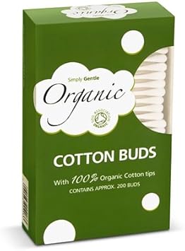 (12 PACK) - Simply Gentle - Org Cotton Buds | 200's | 12 PACK BUNDLE