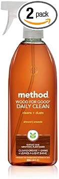 method Wood for Good Almond Cleans + Dusts Daily Clean 28 Fl Oz - Pack of 2 : Health & Household