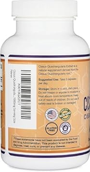 Cissus Quadrangularis Super Extract, 150 Capsules (Non-Gmo, Gluten Free) Dietary Supplement For Joint And Tendon Health, 1000Mg Serving Size