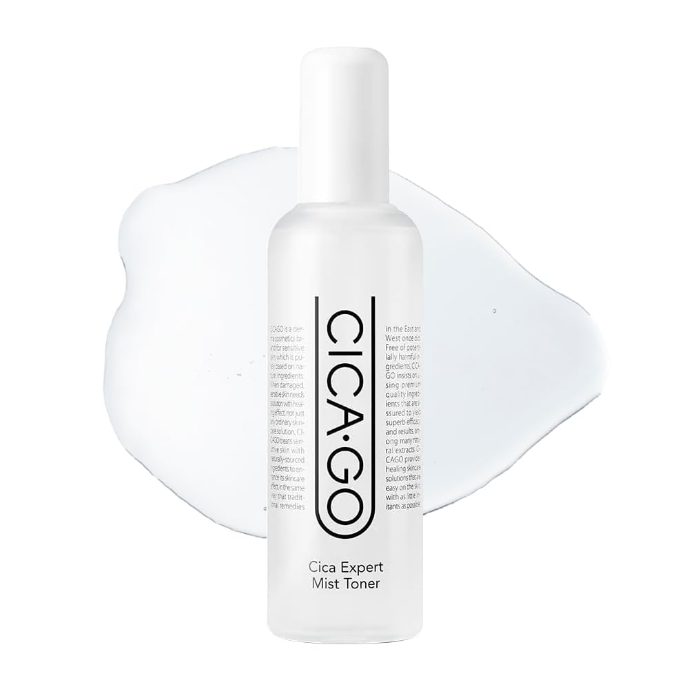 Isoi Cicago Cica Expert Mist Toner, Alcohol-Free Soothing Facial Mist For Sensitive Skin, Hydrating & Calming Korean Skin Care (5.07 Fl.Oz/150Ml)