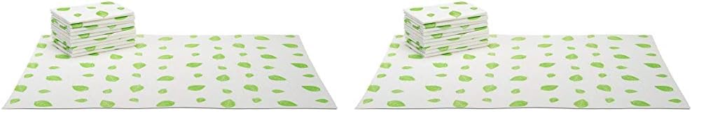 Munchkin® Arm & Hammer Disposable Changing Pad, 10 Count, White/Green (Pack Of 2)