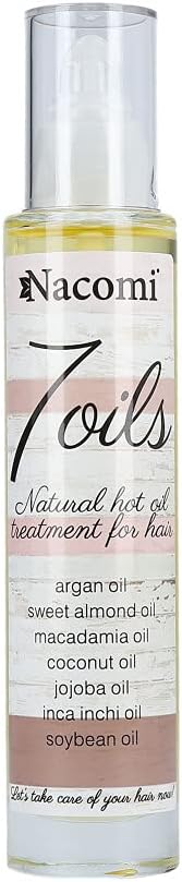 Natural Mask For Hair A Basis Of 7 Vegetable Oils Nacomi Moisturising Treatment And Nutrient 100 Ml