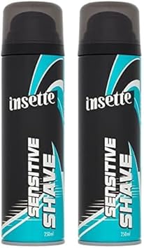 Insette Sensitive Shave Shaving Foam 250Ml (Pack Of 2)