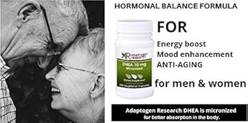 Dhea 10Mg Micronized High Absorption Support Immunity, Brain, Bones, Metabolism And Lean Body Mass 100 Vegetarian Capsules : Health & Household