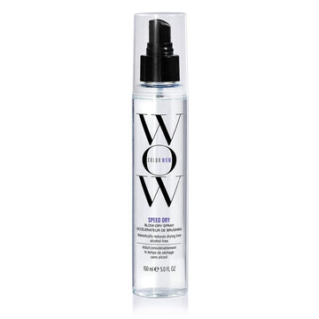 Color Wow Speed Dry Blow Dry Spray – Cut Blow Dry Time By 30% | Heat Protectant, Prevent Breakage | Cruelty-Free & Gluten-Free