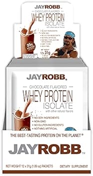 Jay Robb Whey Protein (Chocolate, Individual Serving Packets)