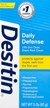 Desitin Rapid Relief Diaper Rash Cream, 2 Ounce Tube