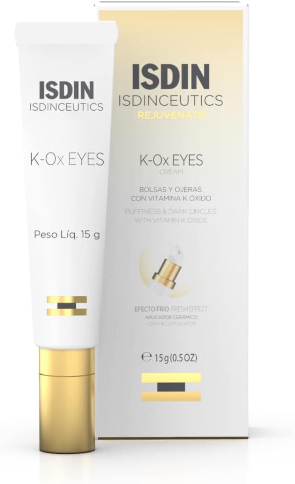 ISDIN Isdinceutics K-Ox Eyes | with Vitamin K Oxide | Reduces Puffiness & Dark circles (15 ml)