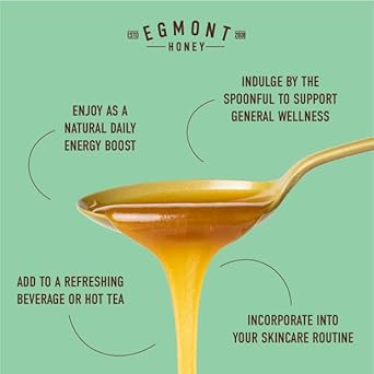 Egmont Honey Manuka Honey Mgo 515+ Umf 15+ – Non-Gmo, Kosher, Recycled Plastic Jar, Traceable 100% Pure Authentic New Zealand Honey 8.8Oz (250G) : Grocery & Gourmet Food