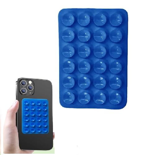 VALUEVIBES Silicone Suction Phone Holder Case, Suction case Phone Holder, Mobile Mount for Selfies, Reels, Car, Video Calls, Bathroom Mirror & Wall Use - Pack of 2