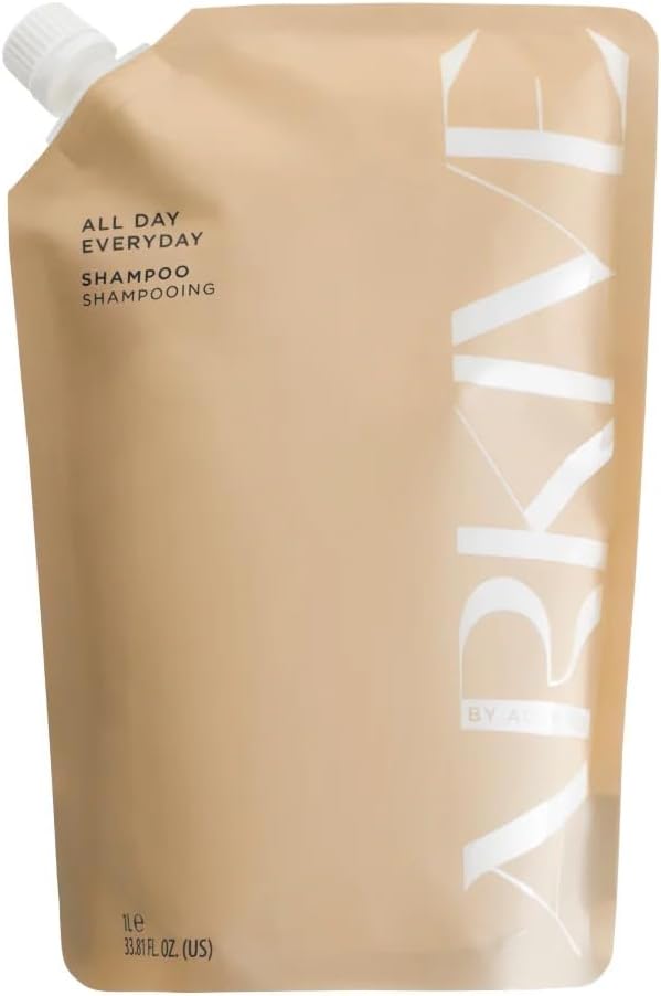Arkive All Day Everyday Shampoo 60Ml - Vegan With Baobab Protein For Dry Scalp, Moisture And Hair Shine - For Colour Treated And Dry Hair