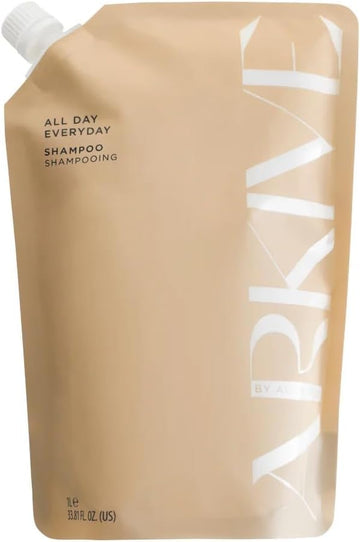 Arkive All Day Everyday Shampoo 60Ml - Vegan With Baobab Protein For Dry Scalp, Moisture And Hair Shine - For Colour Treated And Dry Hair