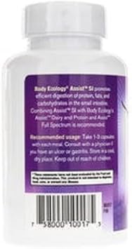 Body Ecology Assist Si | Small Intestine Digestion Enzymes | Non-Gmo Immune Support | 90 Vegetarian Count : Health & Household