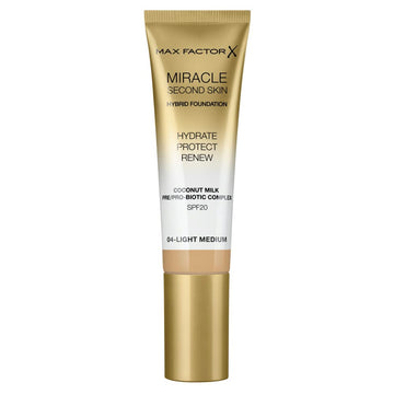 Max Factor Miracle Second Skin Foundation Spf 20-07 Neutral Medium Foundation Women 1.01 Oz