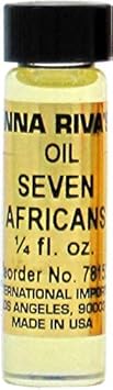 Indio Anna Riva Oil-Seven African 1/4Oz~ For Anointing Candles, Charms & Altar Tools ~ : Beauty & Personal Care