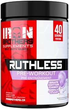 Iron Brothers Ruthless Preworkout Powder Supplement for Men & Women-Cr