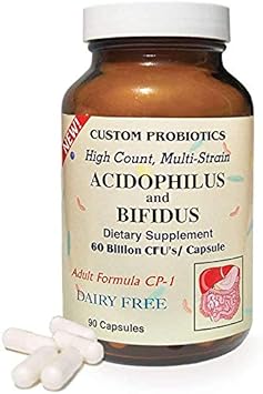 Custom Probiotics Cp-1 | 2 Bottles Special- 180 Capsules Total : Health & Household