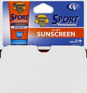 Banana Boat Sport Ultra Spf 30 Sunscreen Lotion, 1Oz | Travel Size Sunscreen, Banana Boat Sunscreen Spf 30 Lotion, Oxybenzone Free Sunscreen, Sunblock Lotion Sunscreen, Mini Sunscreen Spf 30, 1Oz