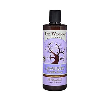 Dr. Woods Pure Lavender Liquid Castile Soap With Organic Shea Butter, 16 Ounce