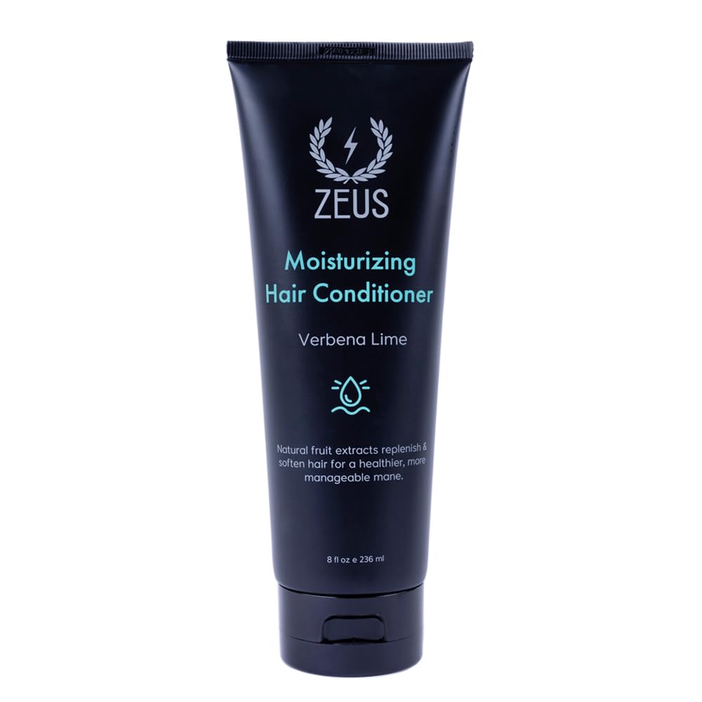 Zeus Daily Moisturizing Shampoo For Men With Natural Fruit Extracts To Cleanse, Strengthen, Hydrate, Nourish And Smooth Hair For Lasting Strength & Shine (Made In Usa) 8 Oz