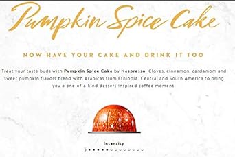 Nespresso Vertuoline Pumpkin Spice Coffee Cake Pods