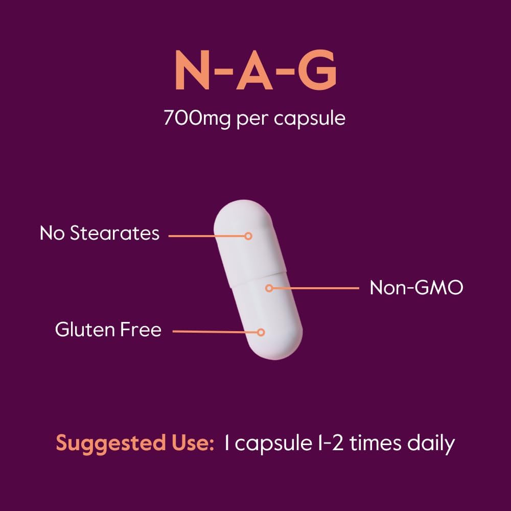 Bestvite N-Acetyl Glucosamine (N-A-G) 700Mg (240 Capsules)(120 X 2) : Health & Household