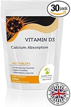 Sunshine Vitamin D3 1000Iu 25Mcg X30 Tablets Healthy Mood