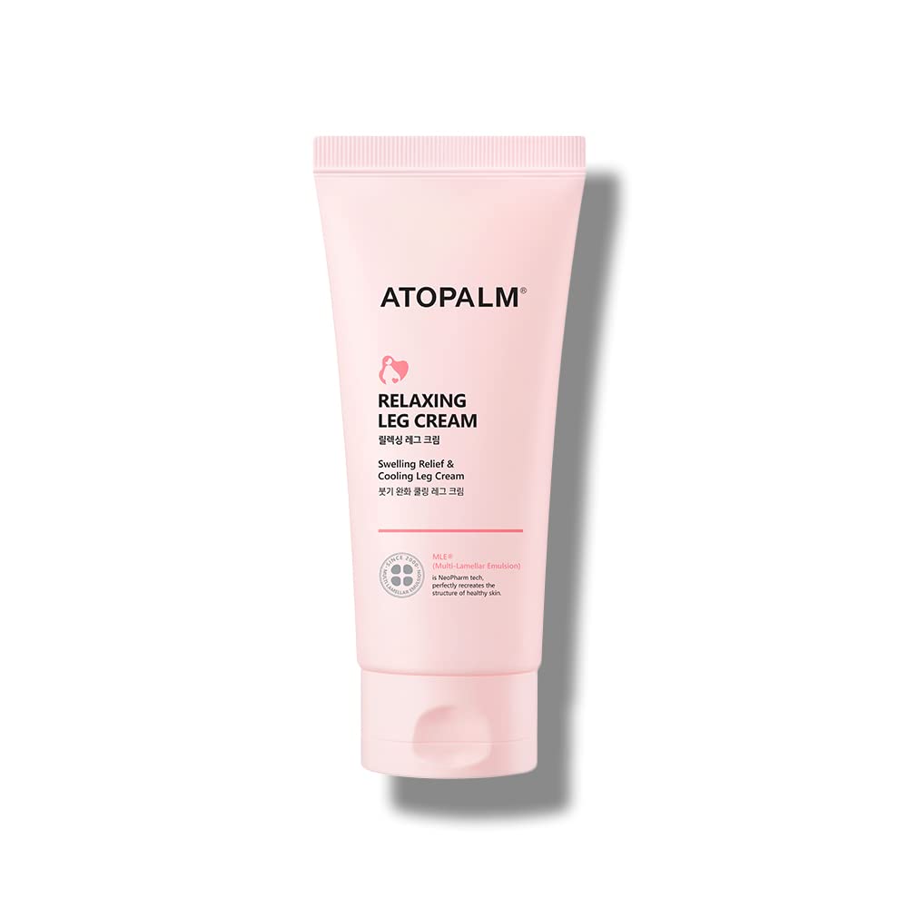 Atopalm Maternity Care Relaxing Leg Cream 5 Fl Oz | Swelling Relief Calming Cream For Swollen Legs And Weakened Skin Elasticity | Refreshing Cooling Effect Of Reducing Legs Skin Tempreature