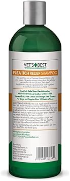 Vet's Best Flea Itch Relief Dog Shampoo | Flea Bite Relief for Dogs | Helps relieve Irritation and Itching from Flea Infestations 470ml?3165810039