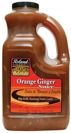 Roland Fusion Orange and Ginger Sauce, 1-Gallon Plastic Jug : Gourmet Sauces : Grocery & Gourmet Food