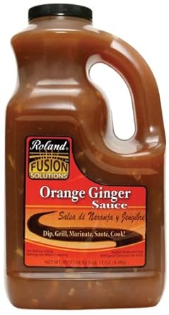 Roland Fusion Orange And Ginger Sauce, 1-Gallon Plastic Jug