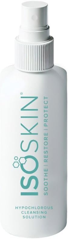 Isoclean Hypochlorous Acid Spray 3 Fl Oz - For Face And Body, Cleans And Hydrates Skin, Helps Reduce Redness, Gentle Yet Effective, Soothes Irritated Skin