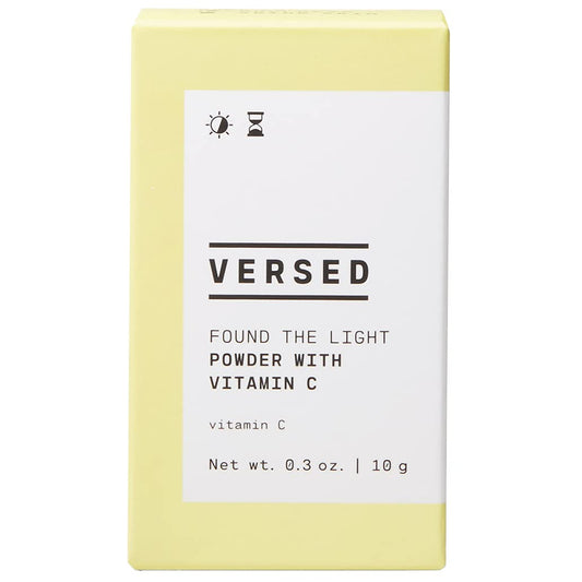 Versed Found The Light Vitamin C Powder - Anti-Aging Renewing Face Serum Powder - Mix With Serum, Gel, Or Lotion As Dark Spot Corrector - Vegan (0.3 Oz)