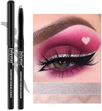 Julystar Color Eyeliner Gel Pen, Ultra-Thin Eyeliner, Waterproof, Oil-Proof And Non-Smudge Lasting Eyeliner (04#)