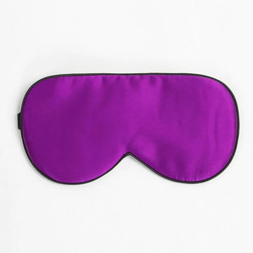 Kandid Pink Silk Eye Mask - The Ideal Blindfold, Adjustable Strap Super-Smooth Soft Sleep Eye Mask For Sleeping - Deep Pink Purple