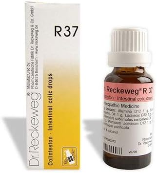 Dr. Reckeweg R37 Intestinal Colic Drops (22Ml) (1) : Health & Household