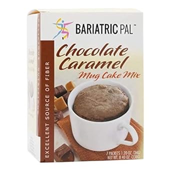 BariatricPal High Protein Mug Cake Mix - Chocolate Caramel (1-Pack)