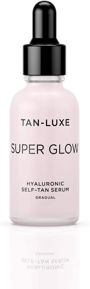 Tan Luxe Super Glow Self Tan Serum, (30 Ml) Daily Gradual Self Tanning Skincare, Cruelty Free & Vegan