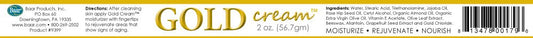 Baar Gold Cream, 2 Oz