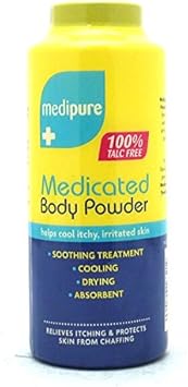 Medipure Unisex Medicated Soothing Body Powder For Itchy, Irritated Skin-200G New