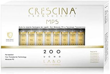 Labo Crescina Transdermic Mps Ri-Growth 200 Fall Man Hair 20 Vials