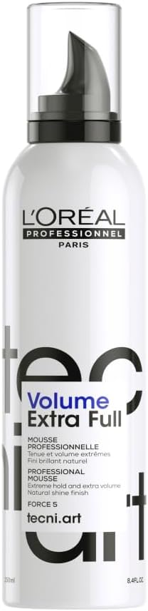 L'Oréal Professionnel Tecni.Art Volumiser Hair Mousse, Volumiser Spray, Adds Volume And Hold To Fine Hair, 250Ml