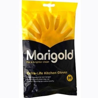 3X Marigold Kitchen Glove Medium