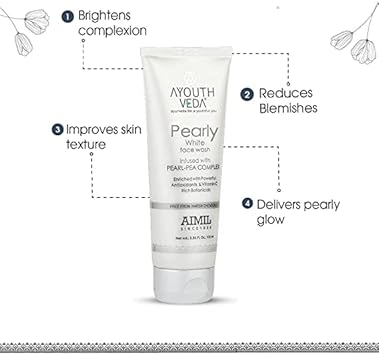 Avoka Naturals Ayouthveda Pearly White Face Wash -100Ml