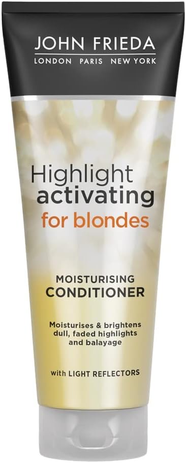 John Frieda Sheer Blonde Highlight Activating Moisturising Conditioner For Lightened And Highlighted Blonde Hair 250 Ml