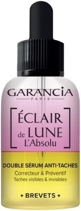 Garancia ÉClair De Lune L'Absolu Double-Serum Dark Spot Corrector Corrects & Prevents 30Ml + Incredible Softness Invisible Fluid Spf50+ 20Ml Free