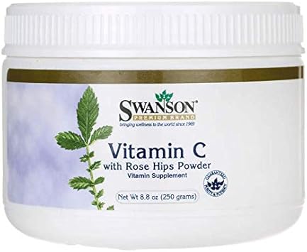 Swanson Vitamin C With Rosehips Powder 8.8 Ounce (250 G) Pwdr